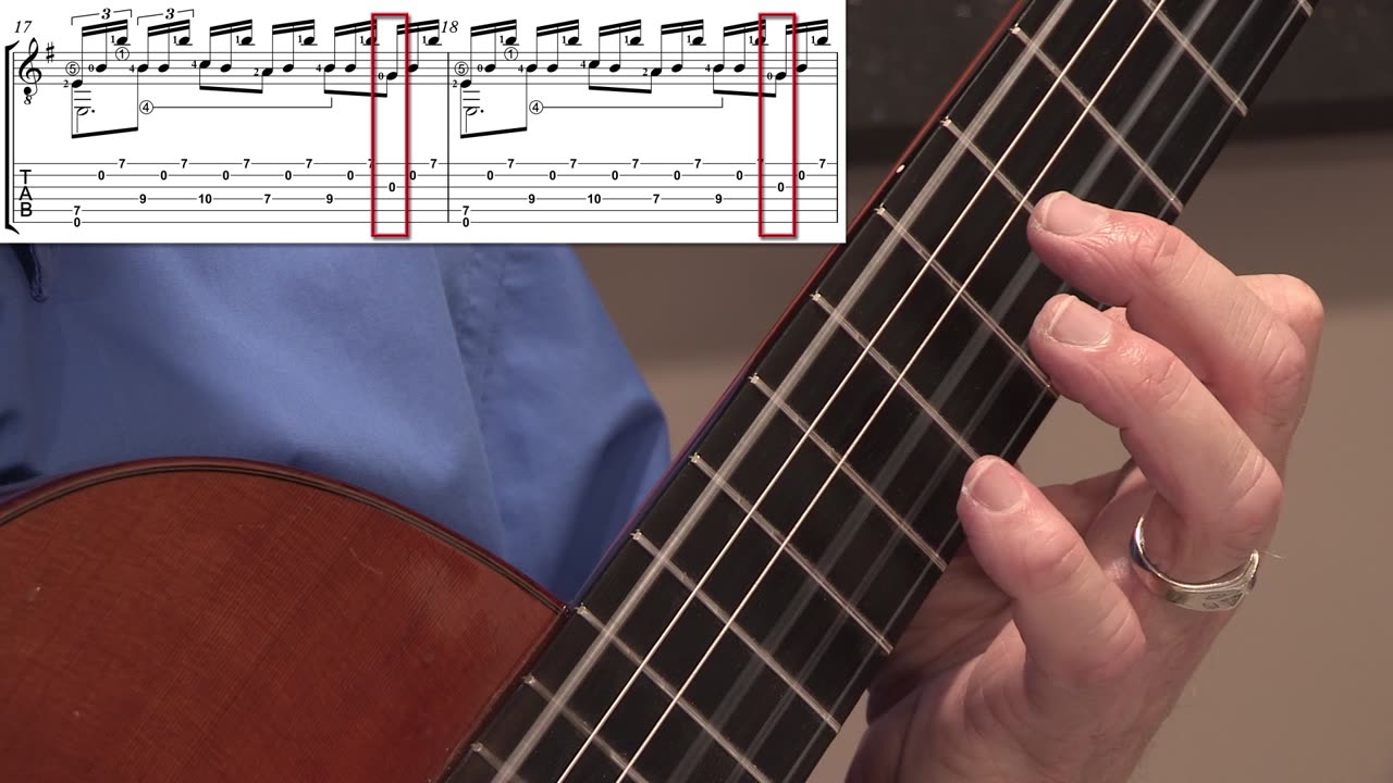 Technique Left-Hand, Part I. Video 22: m17-23 arpeggio section, Doug's fingering