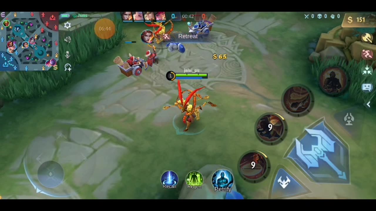 [GAME] Play alone ranked mobile legend game using an Android smartphone.