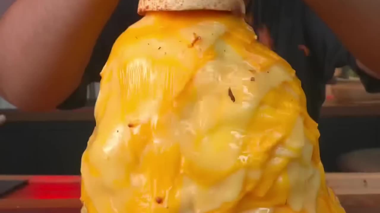 Unbelievable! He Used 1,000 Cheese Slices for THIS Burger?! 😱🍔