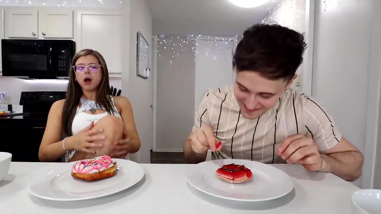 REAL FOOD VS GUMMY FOOD CHALLENGE!