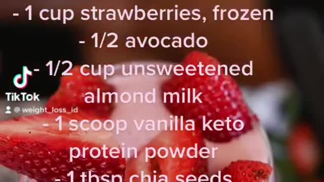 Strawberry Keto Smoothie Recipe for your Health!