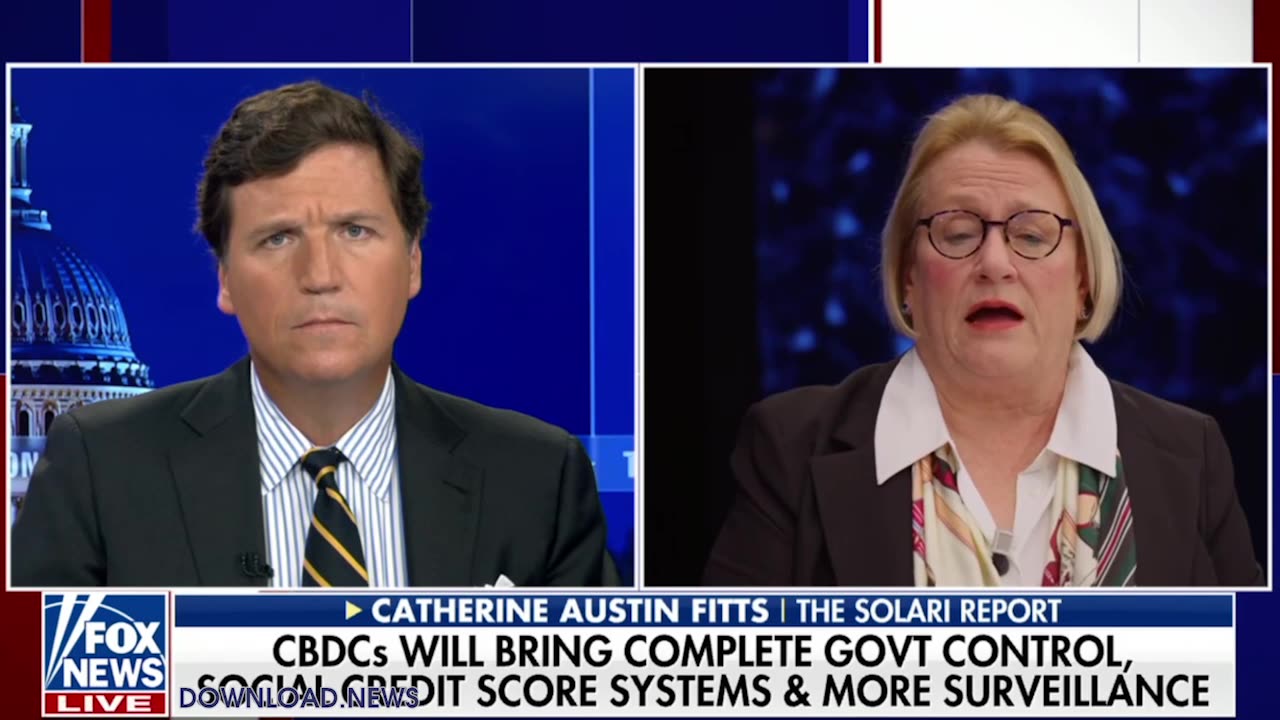 Tucker Carlson & Catherine Austin Fitts: CBDCs Will Be Used To Control You