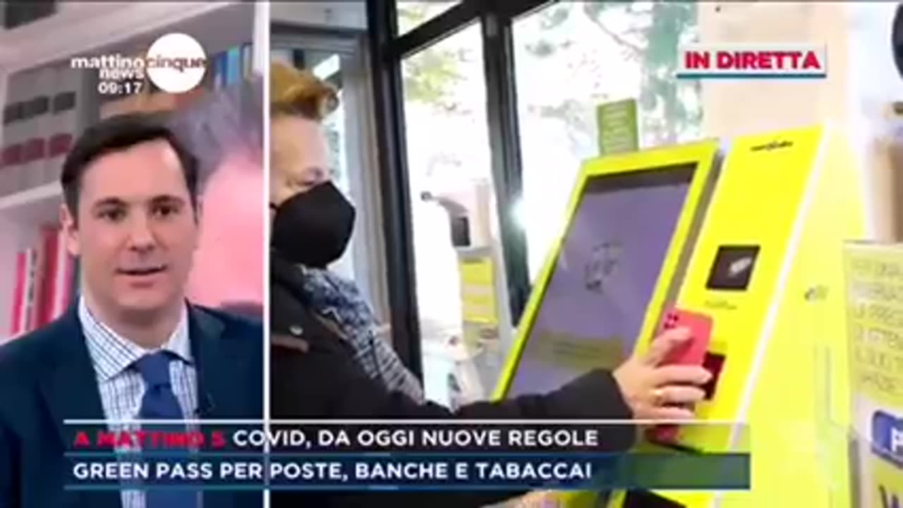 Green Pass alle poste non funziona (diretta TV)