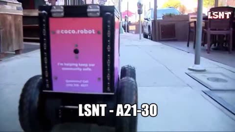 THE NEW WORLD MANIFESTING INTO REALITY! AUTONOMOUS ROBOT DELIVERY