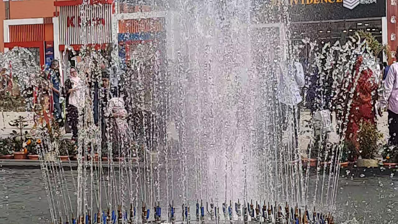 Amazing Water Dancing Fountain Show in Trade Fair 2023