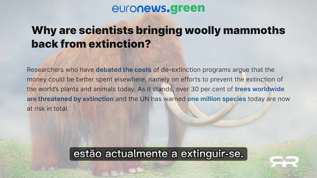 ⚠️Empresa financiada pela CIA p ressuscitar animais extintos sob o pretexto alterações climáticas⚠️