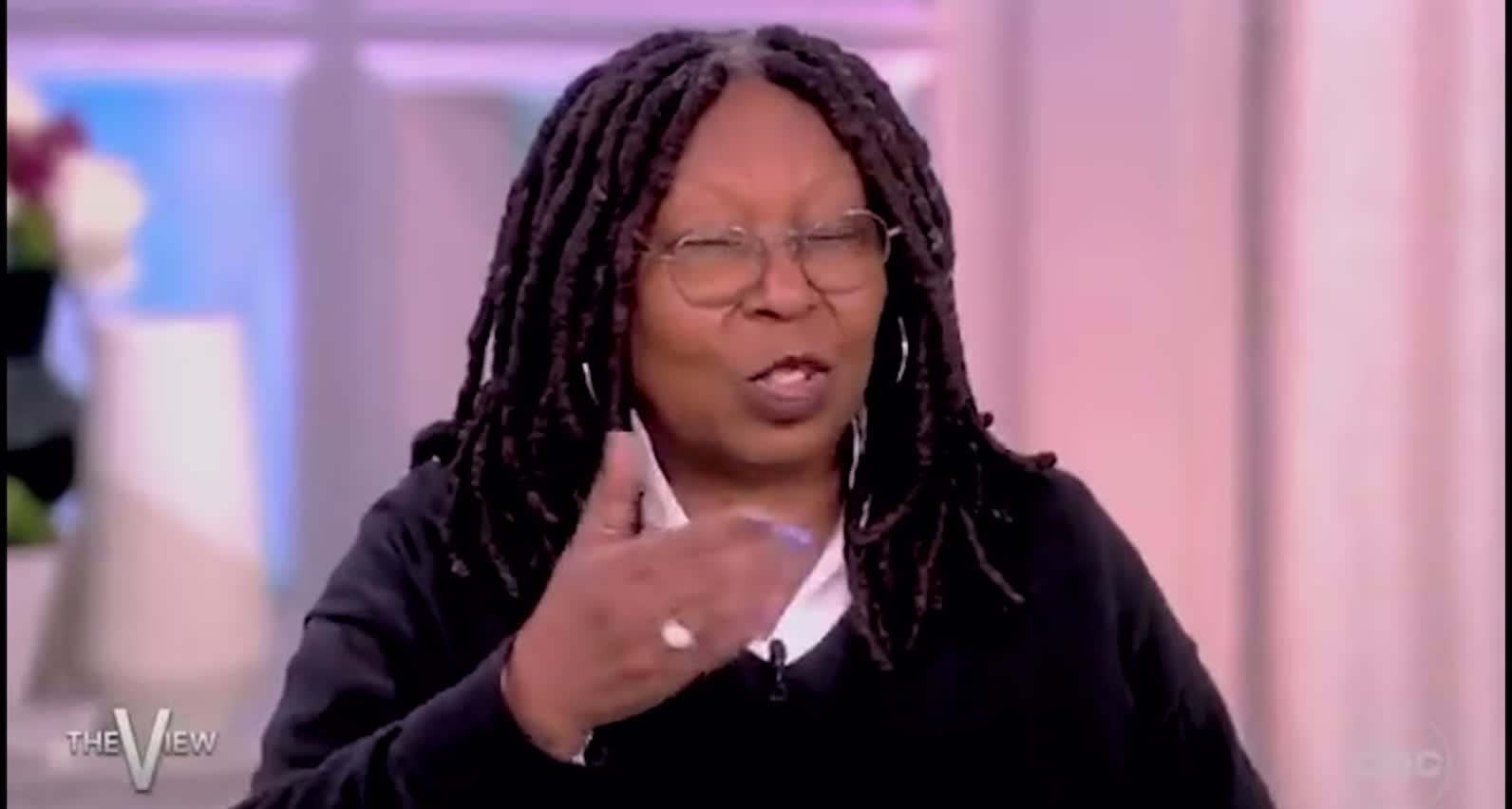 WHOOPI JUST SAID THIS DUMB SH*T ON AIR AGAIN..