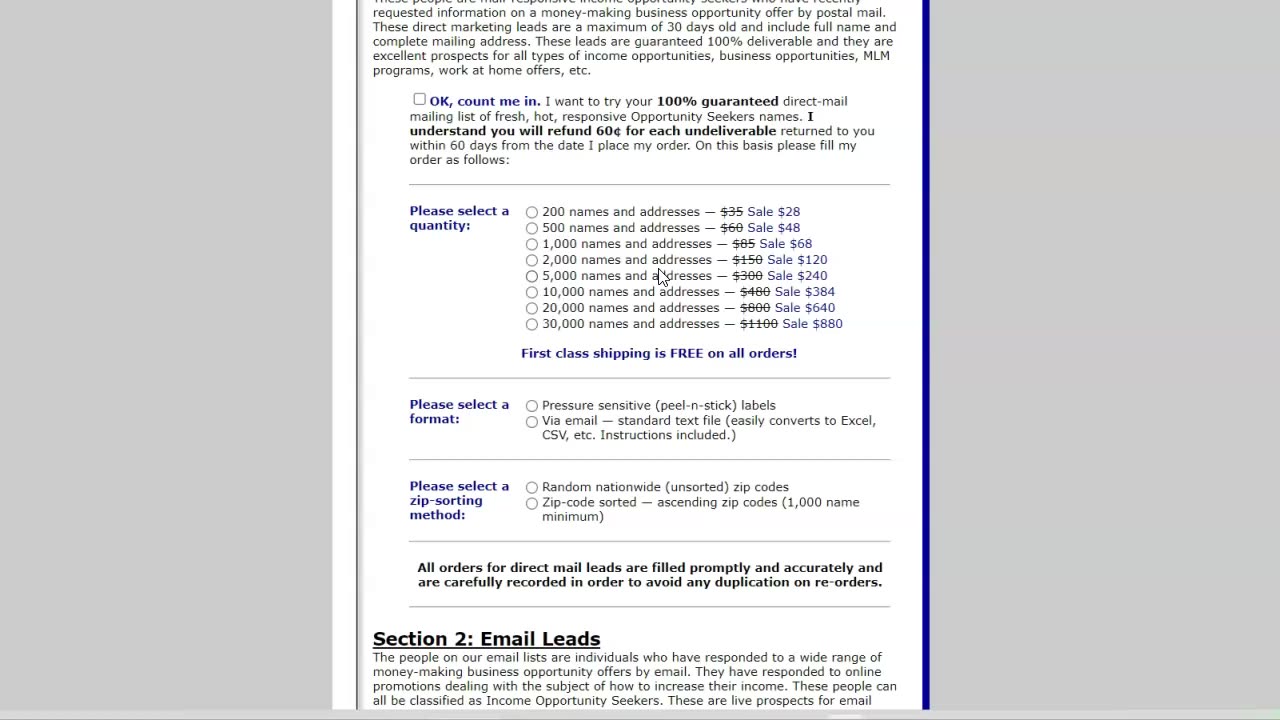 The Best Mailing Lists and Email Leads