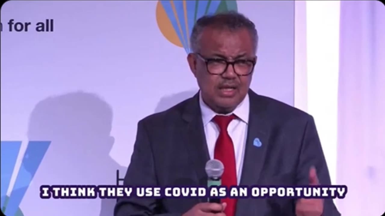 Tedros Announces a Need to Get More Aggressive Against Anti-Vaxxers
