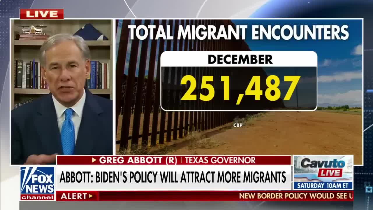 Greg Abbott Biden's new border policy will attract more illegal immigrants