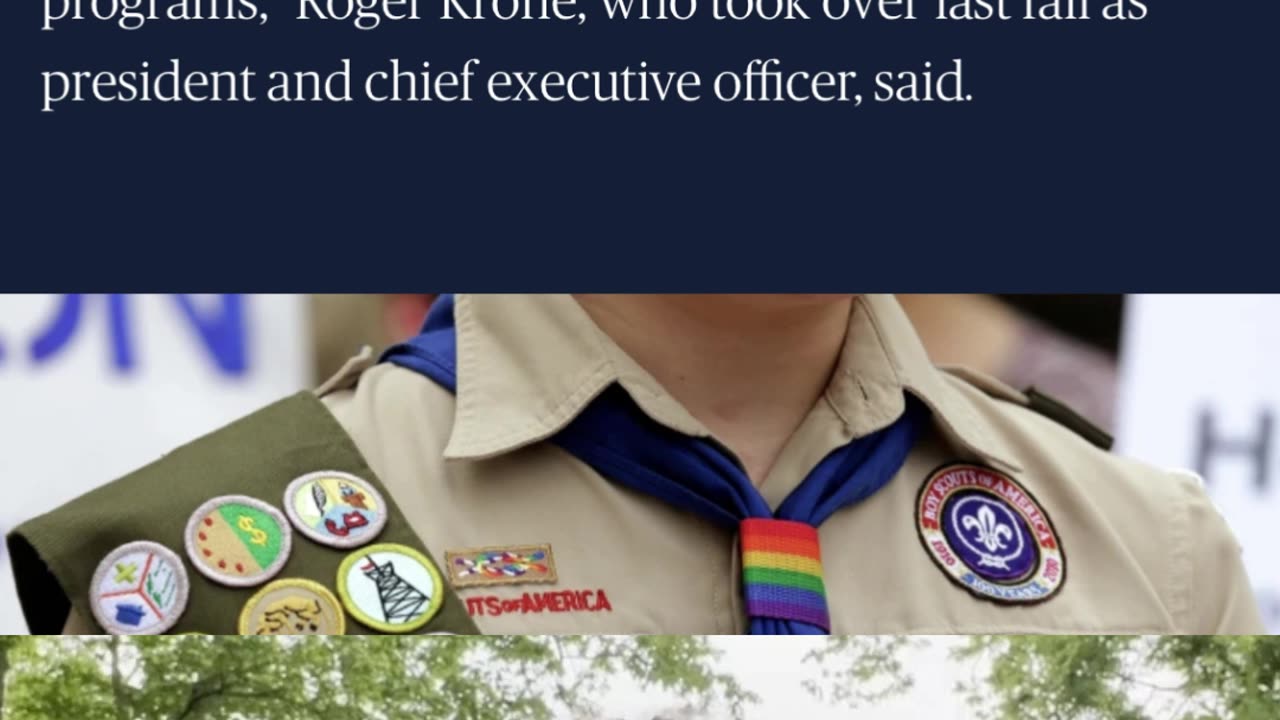 Boy Scouts = Woke Scouts