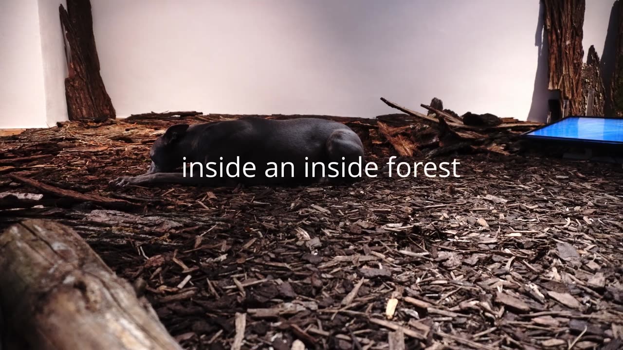 inside an inside forest