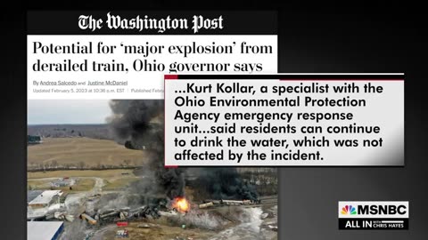 Biden Administration basically Nuked a Town with chemicals so we could get a railroad open