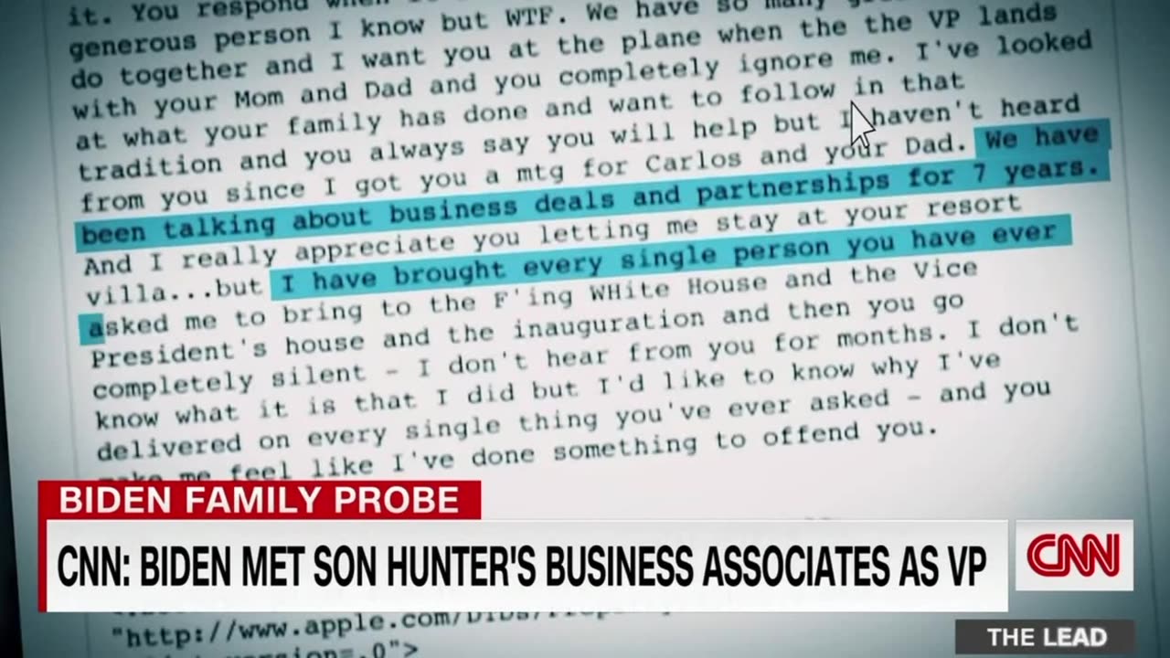 Joe: "I've Never Met Any Of My Son's Business Partners"