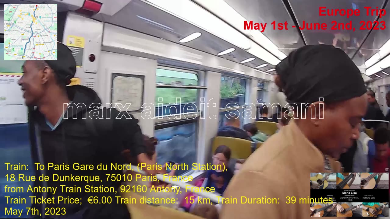 May 7th, 2023 25c Train: Antony to Paris Gare du Nord