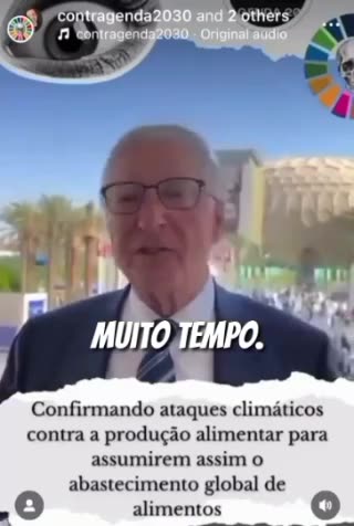 Vamos tomar todas às suas terras: Mensagem de BILL gates aos agricultores, relacionada as mudanças climáticas. Cop28