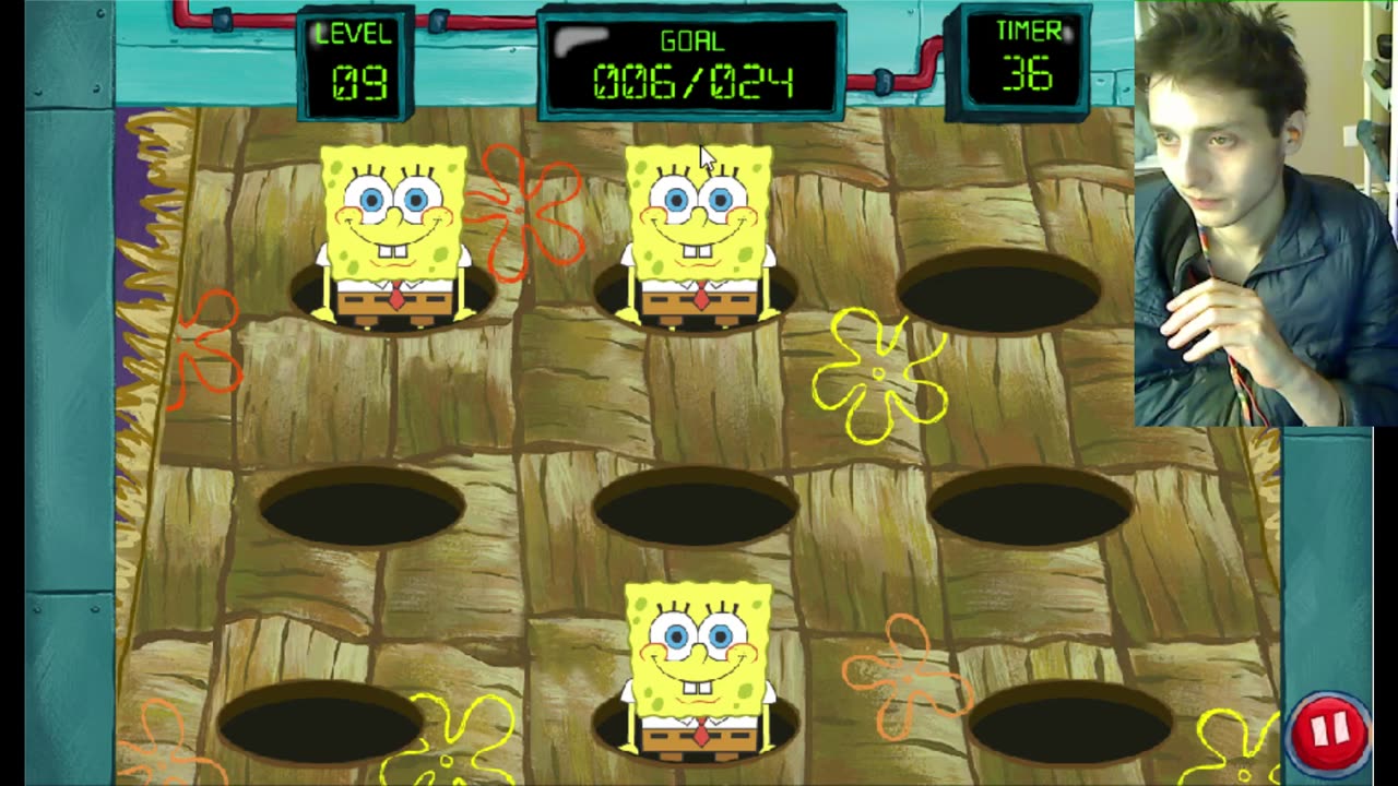 Failed Attempt #43 To Earn Highest Score In Level 9 Of SpongeBob SquarePants Bikini Bottom Bop Them