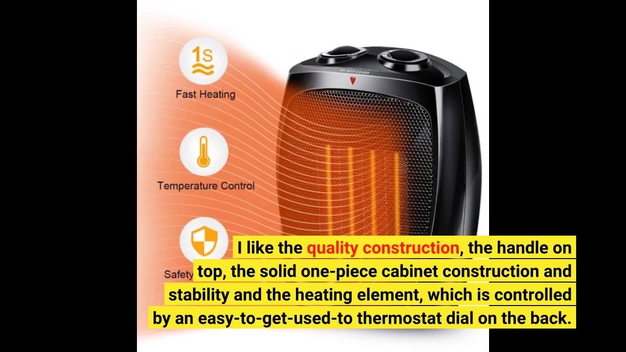 ISILER Space #Heater 1500W Portable Indoor #Heater-Overview