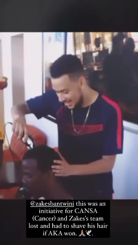 Nandi Madida shares video of Zakes and AKA