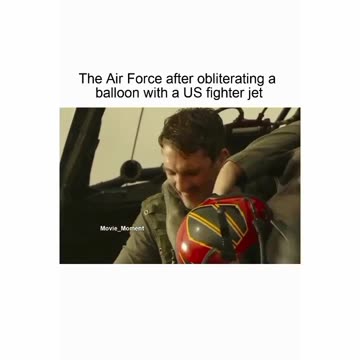 Air Force Shoots Down Weather Balloon With Fighter Jet