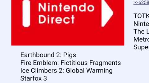 Nintendo direct leak Feb 1st
