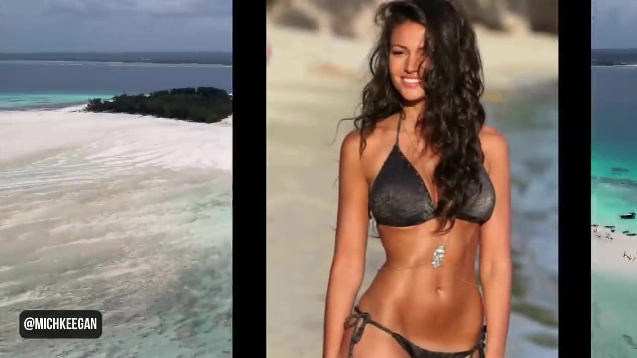 Michelle Keegan Looks Sensational in a Black Bikini (Must Watch)