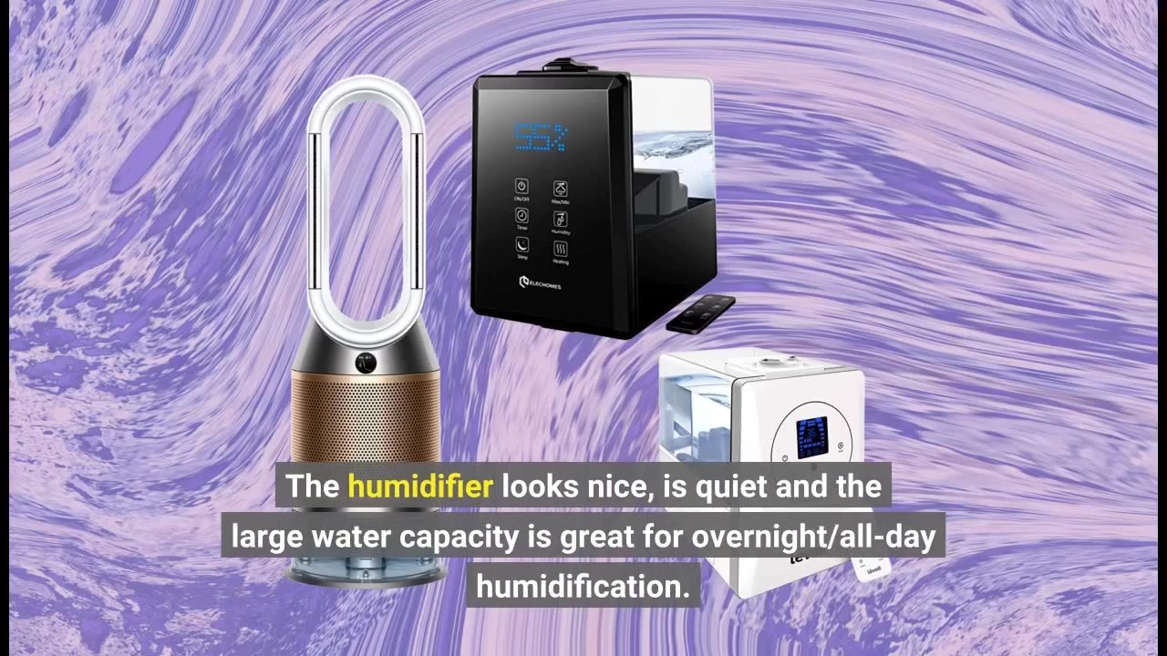 Vitruvi Cloud #Humidifier for Bedroom | Large #Humidifier-Overview