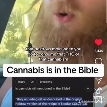 Cannibas in The Bible ? Let the seeds be the healing of ALL the Nations with Eden's Living TV