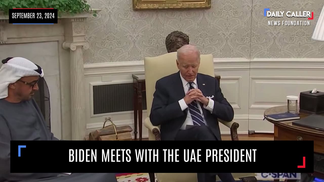 Biden Meets With UAE President