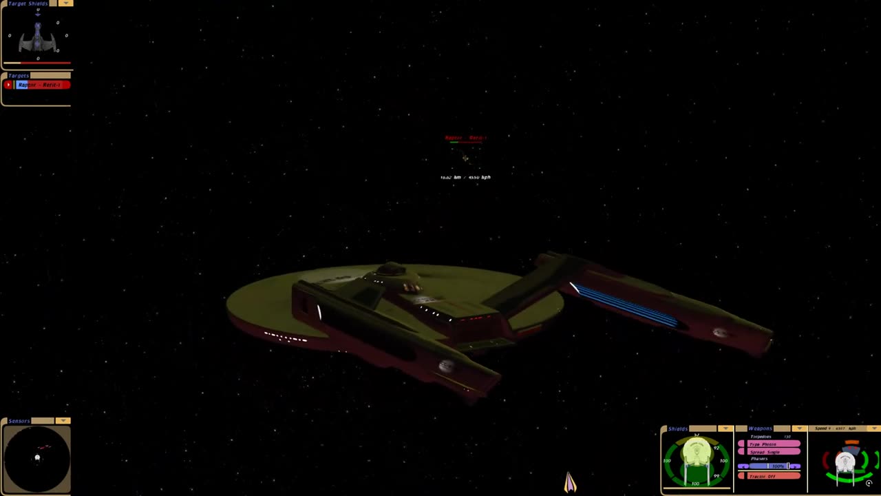 U.S.S. Franz Ferdinand vs. Klingon Raptor