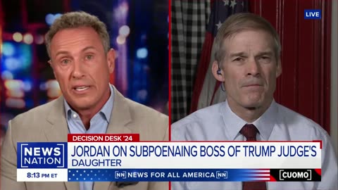 Jim Jordan explains why he subpoenaed company of Trump judge’s daughter | Cuomo