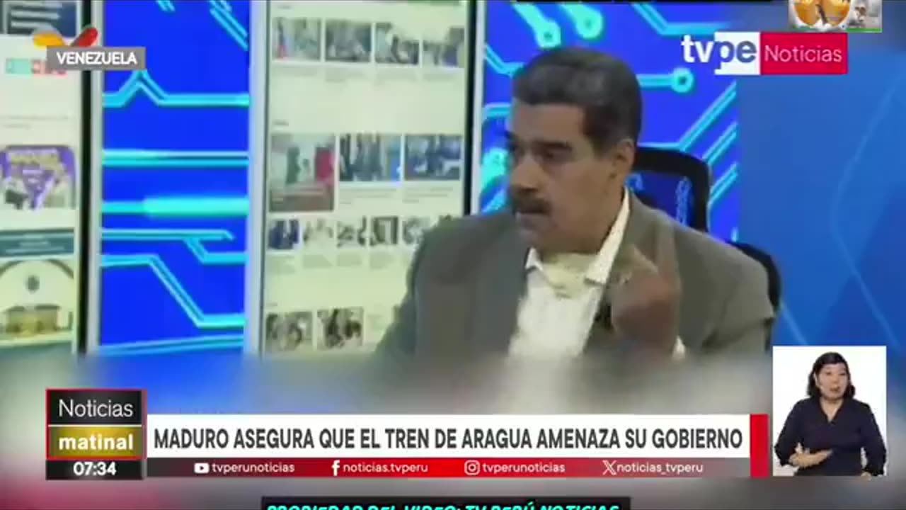 MADURO ASUSTADO, AHORA SÍ RECONOCE LA EXISTENCIA DEL TREN DE ARAGUA