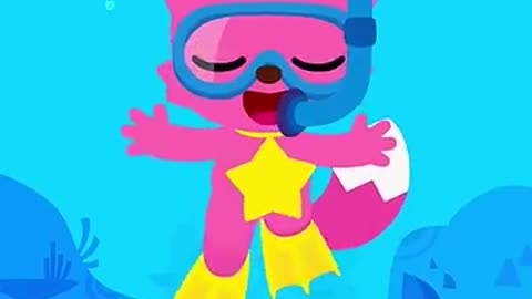 PINKFONG !! DIVING INTO THE DEEP OCEAN # BABY SHARK # SHORTS # PINKFONG !!!!