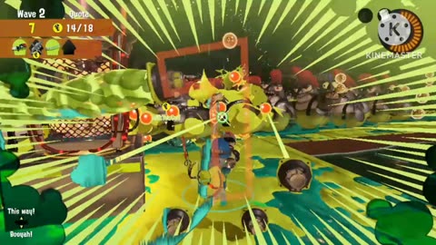 Splatoon 3+2 salmon run clips