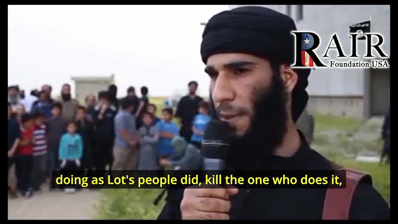 Muslim leader demanding death to homosexuals