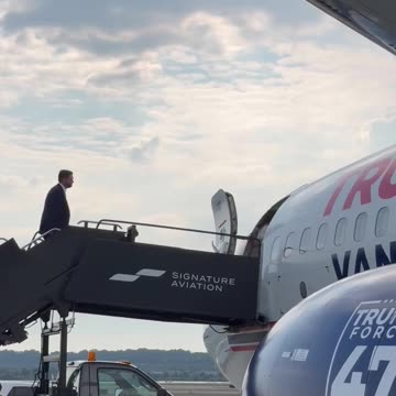 JD Vance and Usha en route to Boston, MA