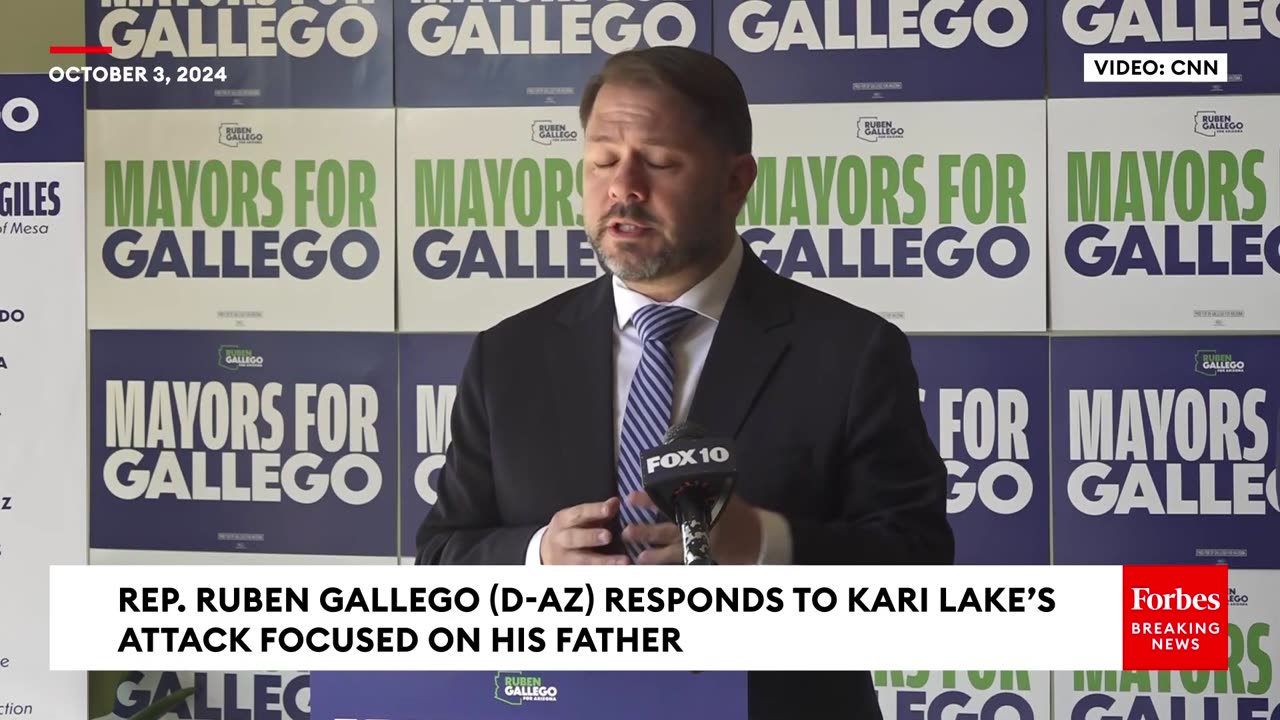 'This Is Who She Is'- Ruben Gallego Blasts Kari Lake's 'Craven' Accusations About Cartel Connections