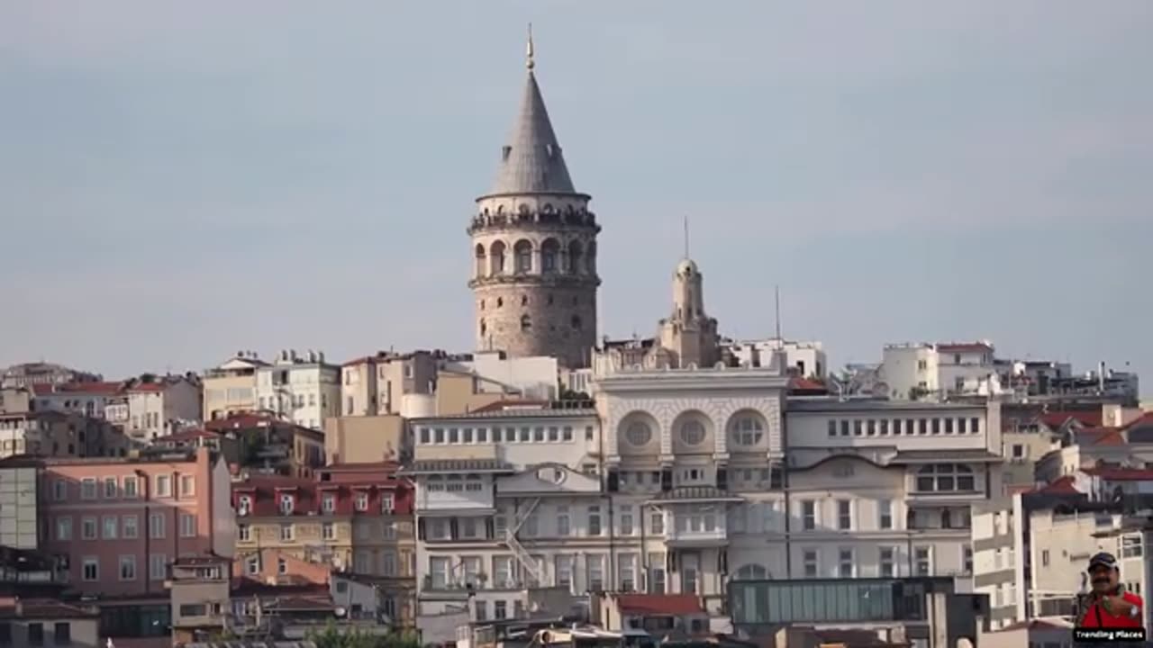 Galata Tower in Turkey is one of the oldest towers in the world