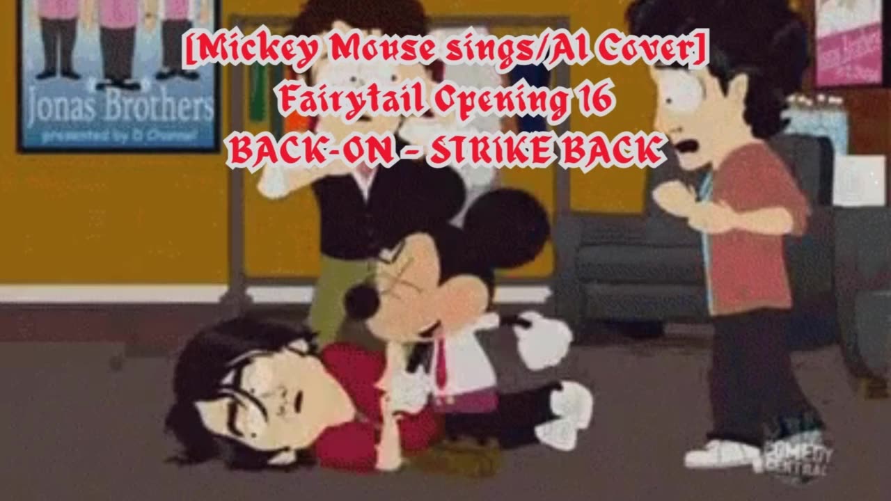 [Mickey Mouse AI Cover] Fairy tail Opening 16 BACK-ON - STRIKE BACK