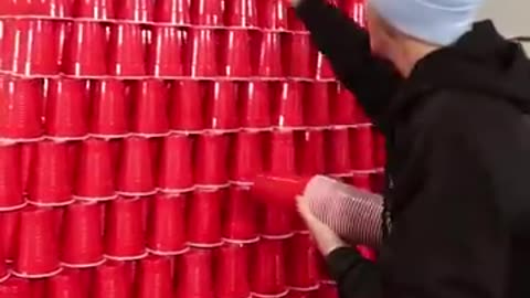 World's Largest Cup Tower