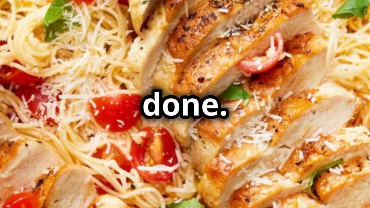 bruschetta chicken pasta recipe