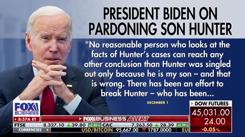 The pardon is really for Joe Biden, Miranda Devine says