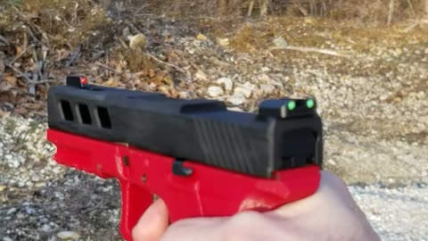 3D printed glock test firing