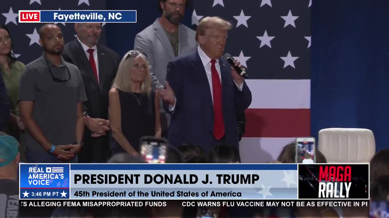 TRUMP TOWN HALL IN NORTH CAROLINA