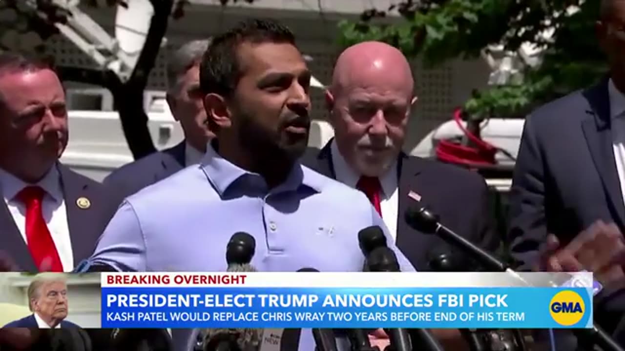 Kash Patel nominated as FBI Director