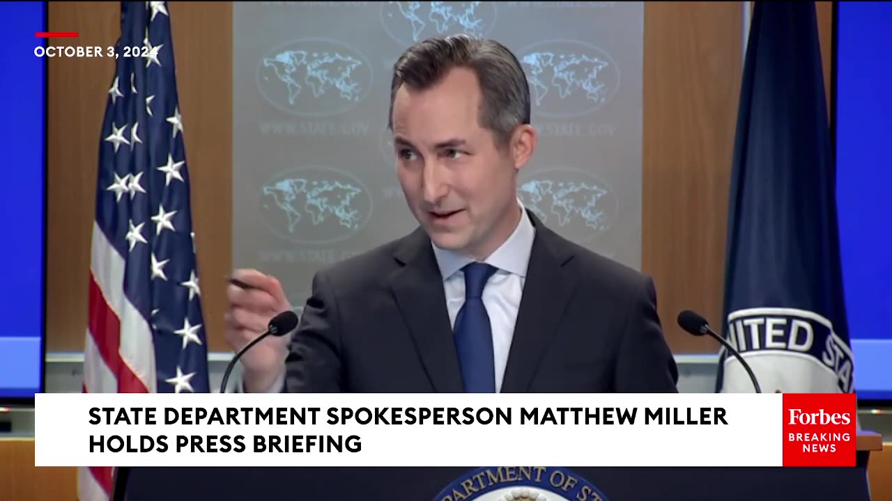 State Department Spokesperson Outlines The US Provided Humanitarian Aid To Lebanon