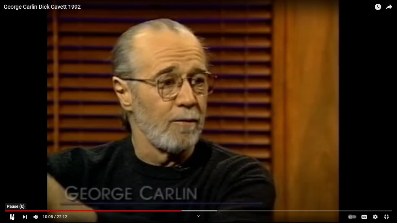 George Carlin and Dick Cavett 1992