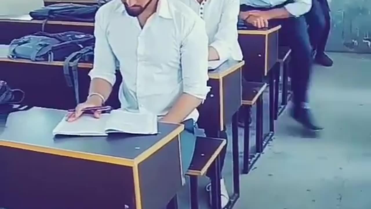 Student class comedy video