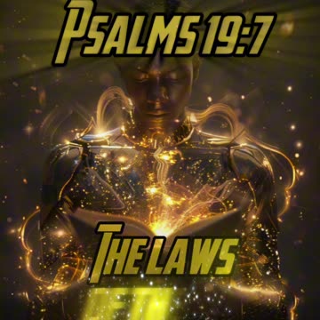 [PSALMS 19:7] THE LAWS OF THE LORD IS PERFECT