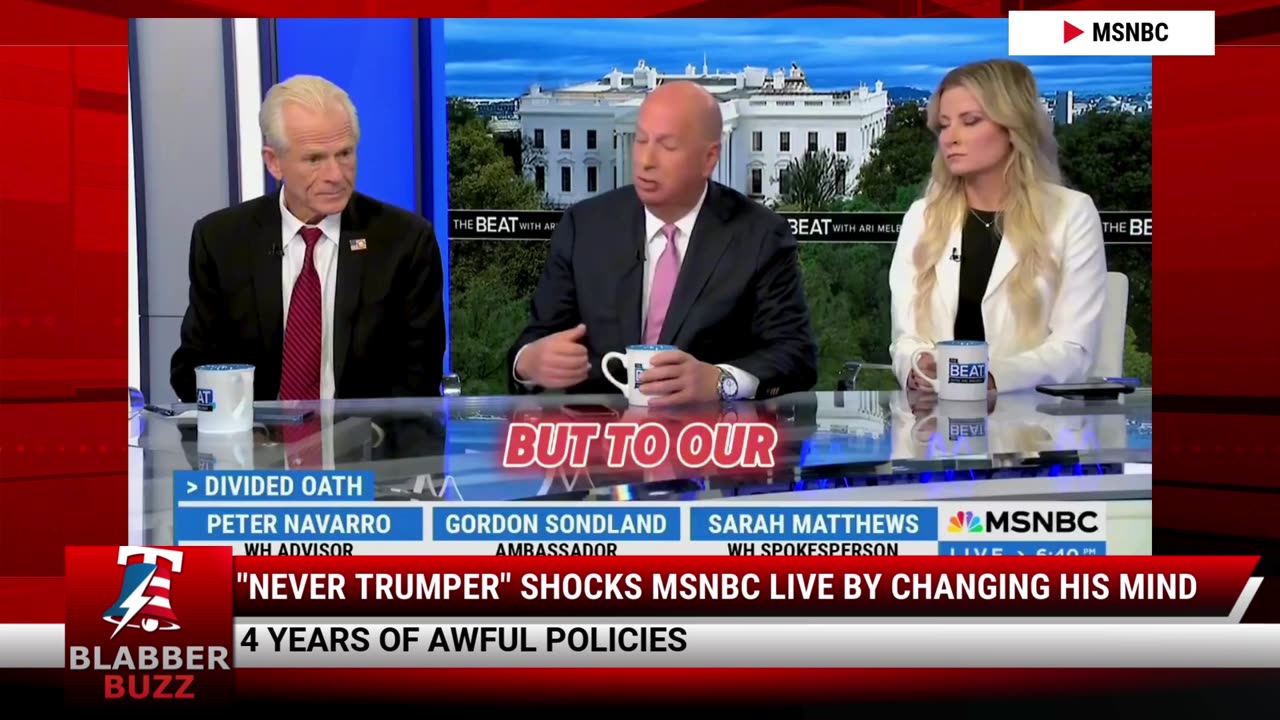 "Never Trumper" Shocks MSNBC Live By Changing His Mind